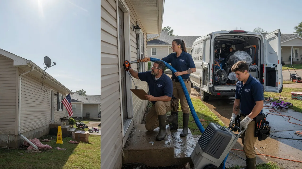 Ceiling Water Damage Restoration in Corinna, ME near me